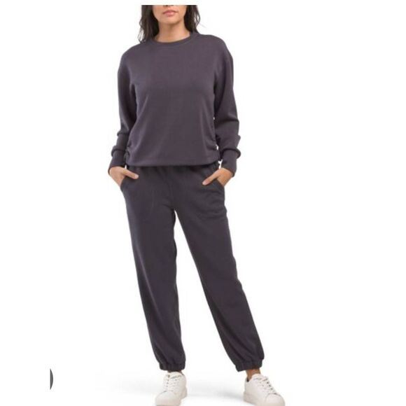 Bailey/44 Cinched Side Sweatshirt with Matching Joggers Size XS - Picture 1 of 10
